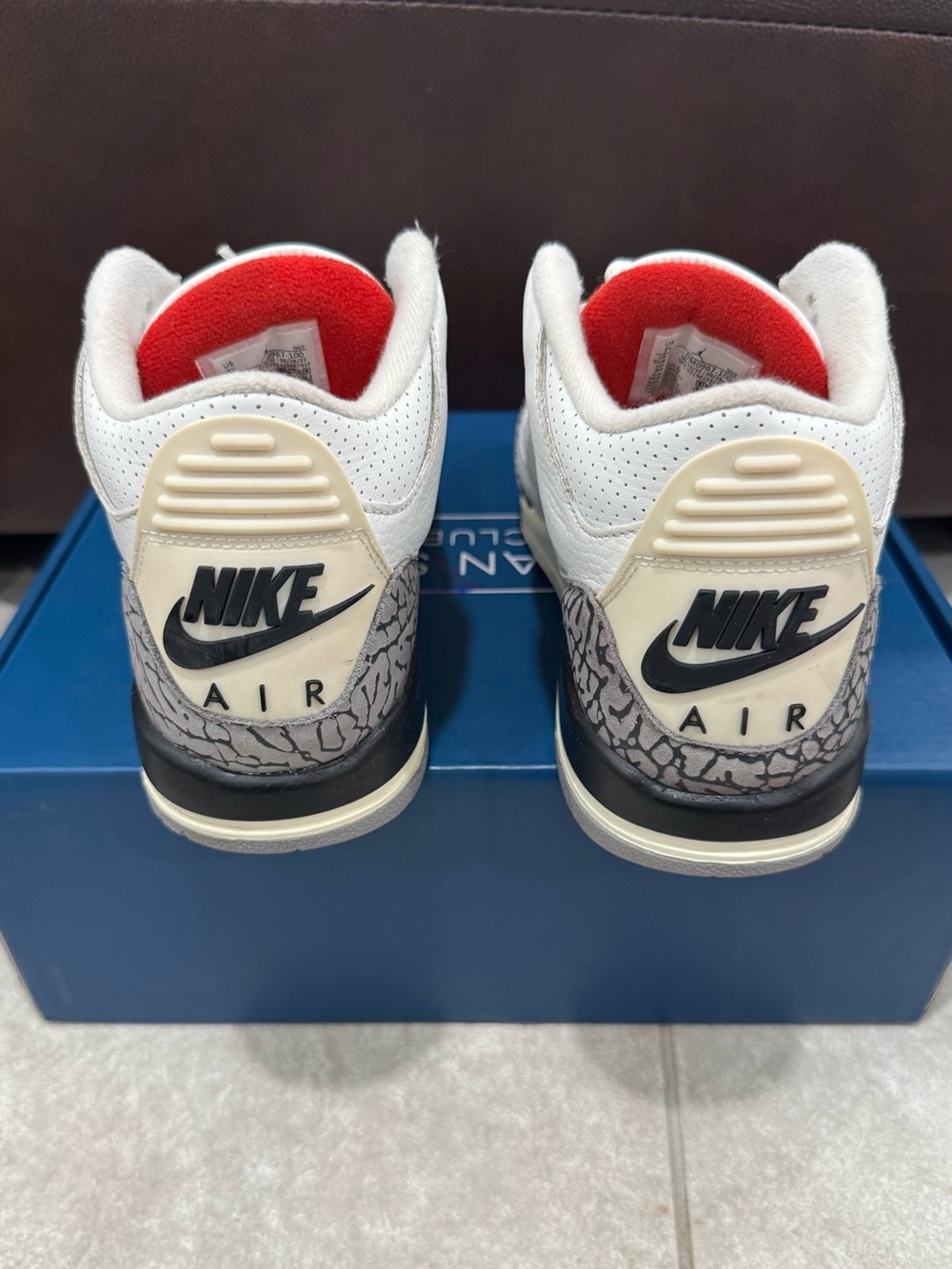 Size 8.5W/7Y Nike Air Jordan 3 Retro White Cement Reimagined DM0967-100 - Picture 4 of 7